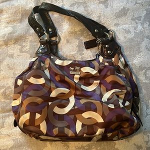Coach large hand bag